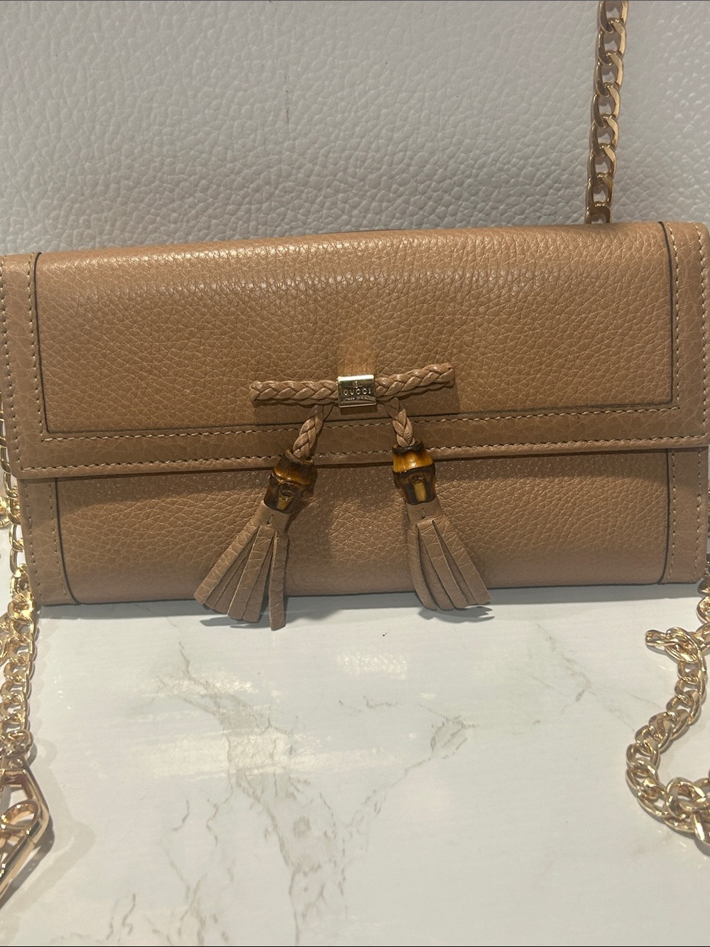 ✨ Authentic Gucci Bamboo Tassel long wallet chain added - Picture 9 of 9